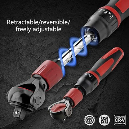 3/8 Inch Drive Telescoping Flex Head Ratchet Wrench