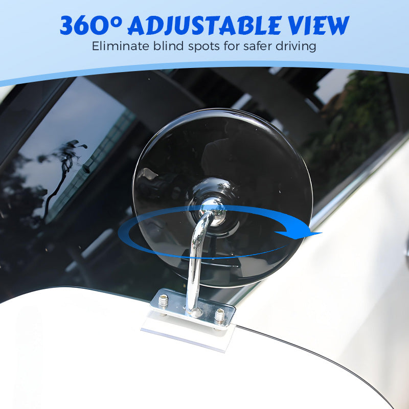 Universal 360° Stainless Steel Side View Mirror