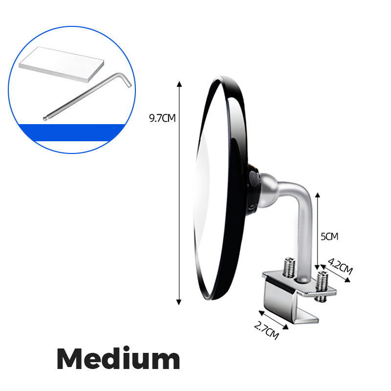 Universal 360° Stainless Steel Side View Mirror