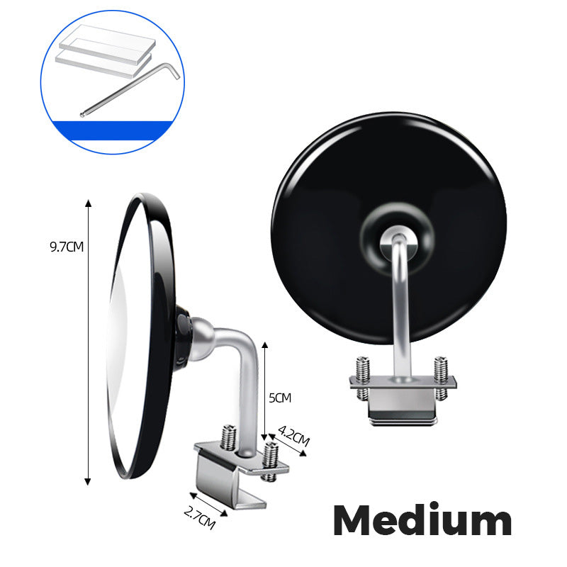 Universal 360° Stainless Steel Side View Mirror