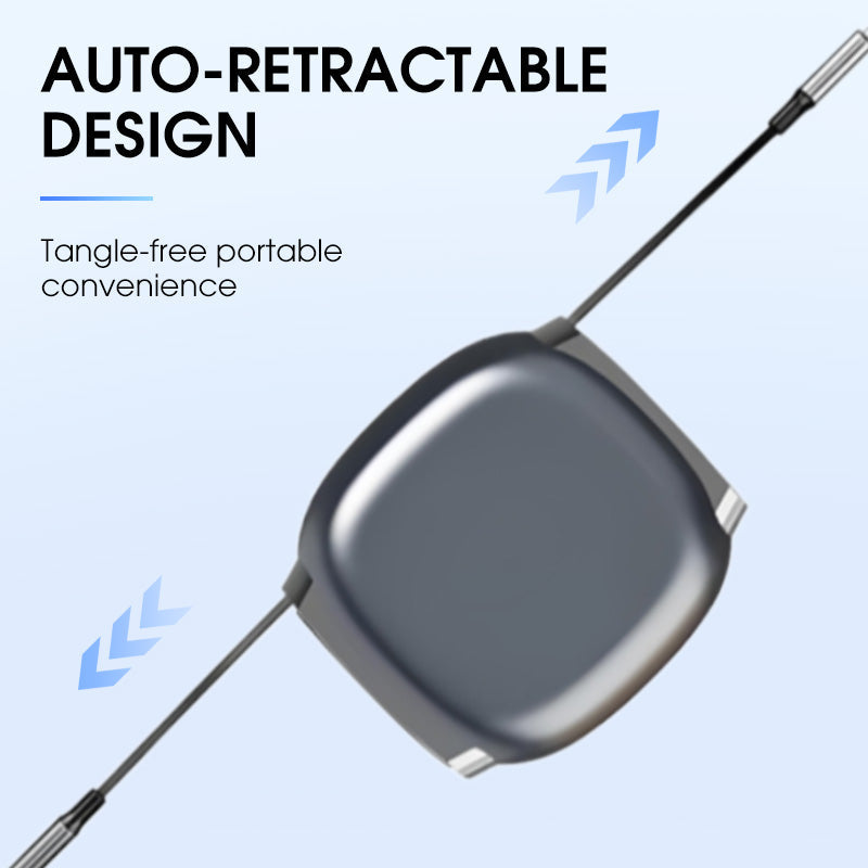 🔋240W Retractable Magnetic Fast Charging Cable