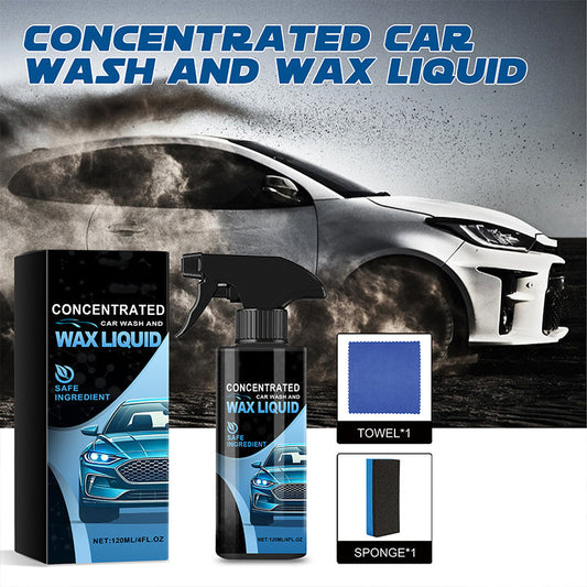 ✨Gentle Effective Car Cleaning Spray Free Sponge & Cloth