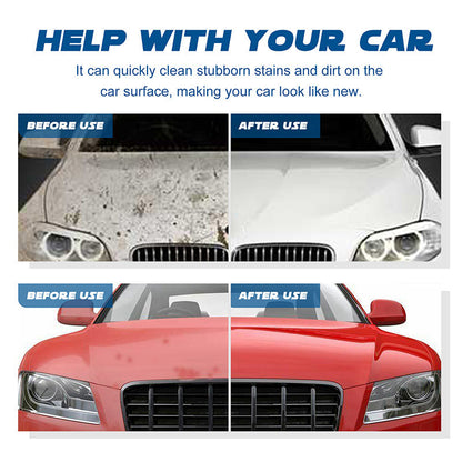 ✨Gentle Effective Car Cleaning Spray Free Sponge & Cloth
