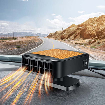 🚗 50% OFF LIMITED TIME! ✨ Portable Car Heater & Defroster - Rapid Defrosting with USB/Cigarette Lighter Power & Compact Design 🔌❄️