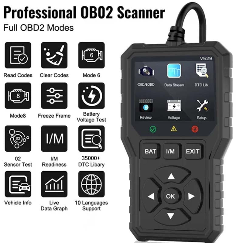 OBD2 Professional Diagnostic Scanner Tool