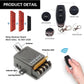Wireless remote control switch and receiver kit, no wiring required