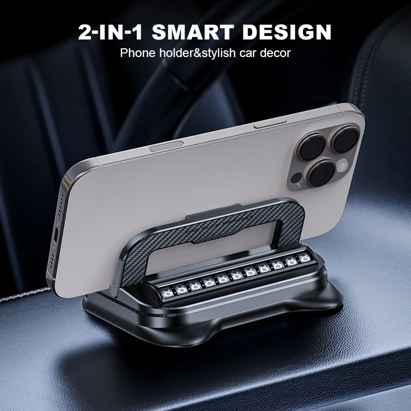 📱 50% OFF NOW! ✨ 360° Rotating Foldable Phone Holder - Universal Compatibility with Anti-Slip Base for Desk, Car & Travel Use 🚗💻