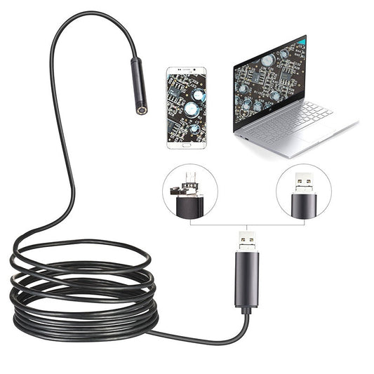 Waterproof USB Endoscope Camera with LED
