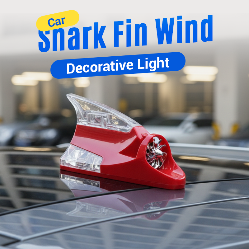 Car Shark Fin Wind Decorative Light