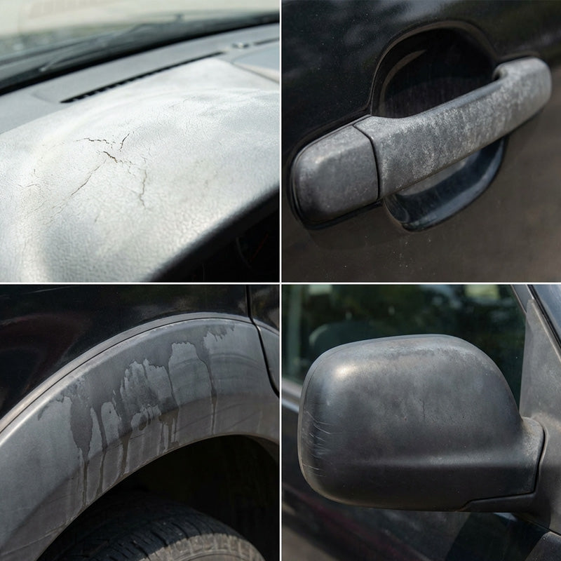 🚗Plastics Parts Crystal Coating With Sponge