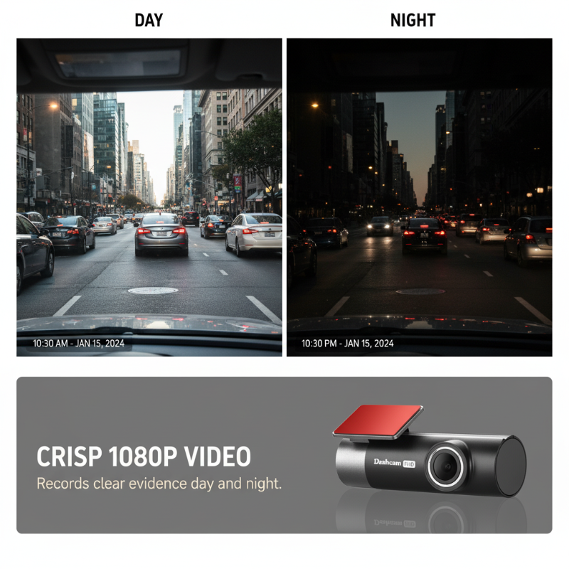Smart Driving Assistant Dash Cam