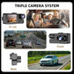 3-Channel 1080P Dash Cam with WiFi