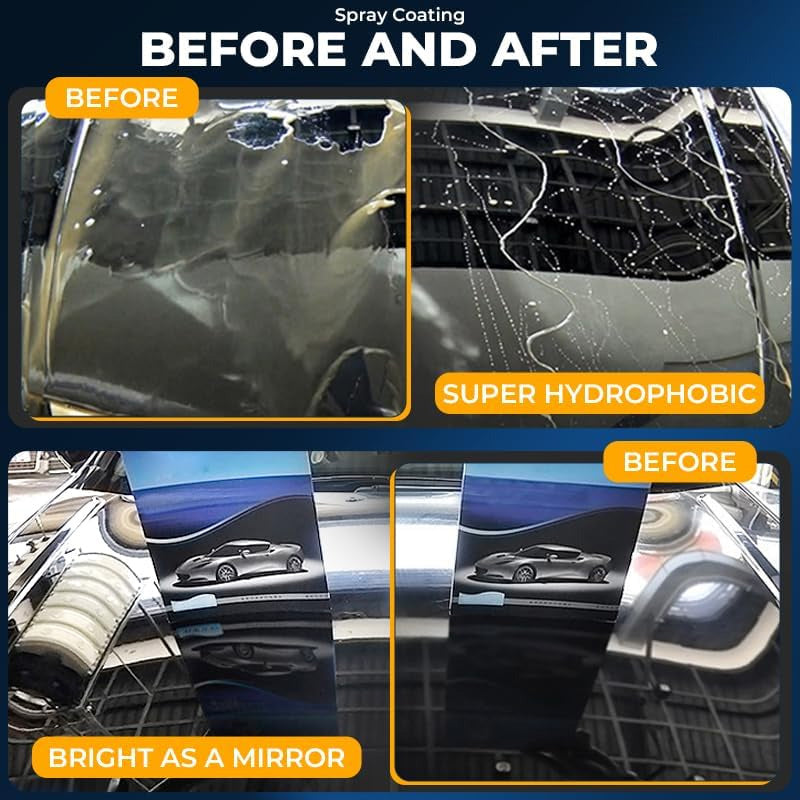 💥 Buy 2 and get 1 Free🔥Nano Hydrophobic Car Coating Spray