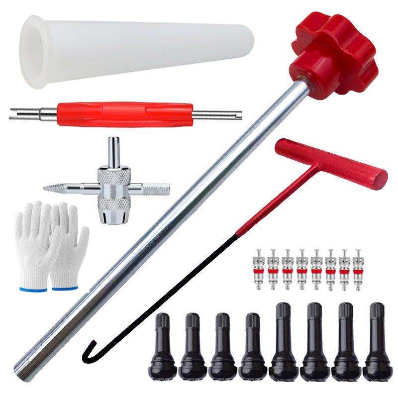 Quick Change Car Tire Valve Tool Kit