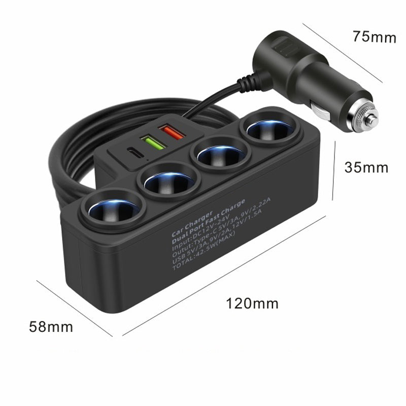 🔥Hot Sale Deals-7-in-1 Cigarette Lighter Adapter