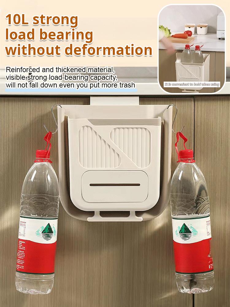 🔥While Supplies Last 50% OFF!🎉 Folding Hanging Kitchen Waste Trash Can🗑️