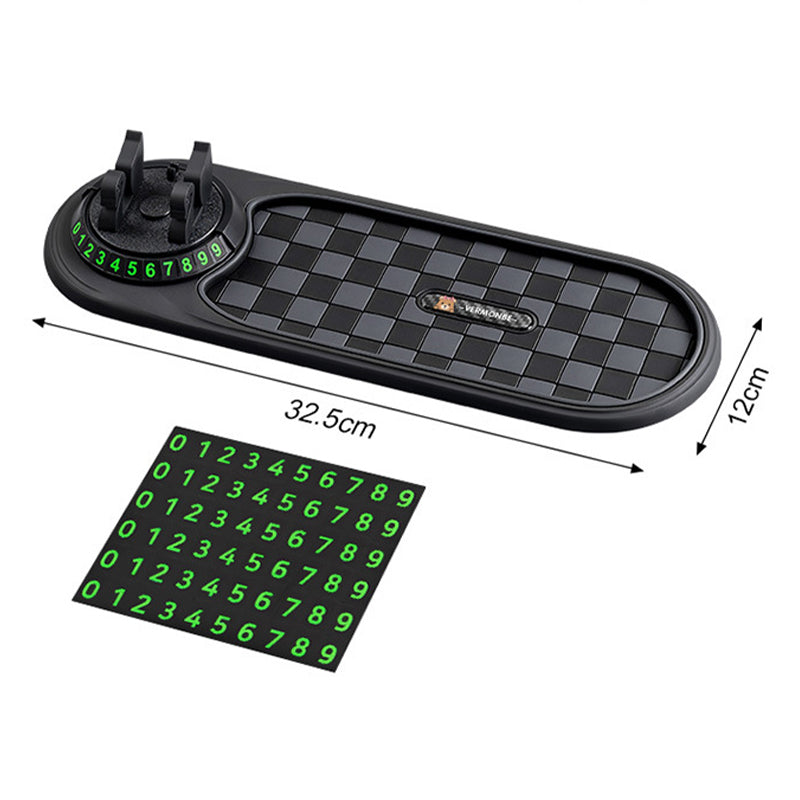 Car Dashboard Anti-Slip Mat with Phone Holder