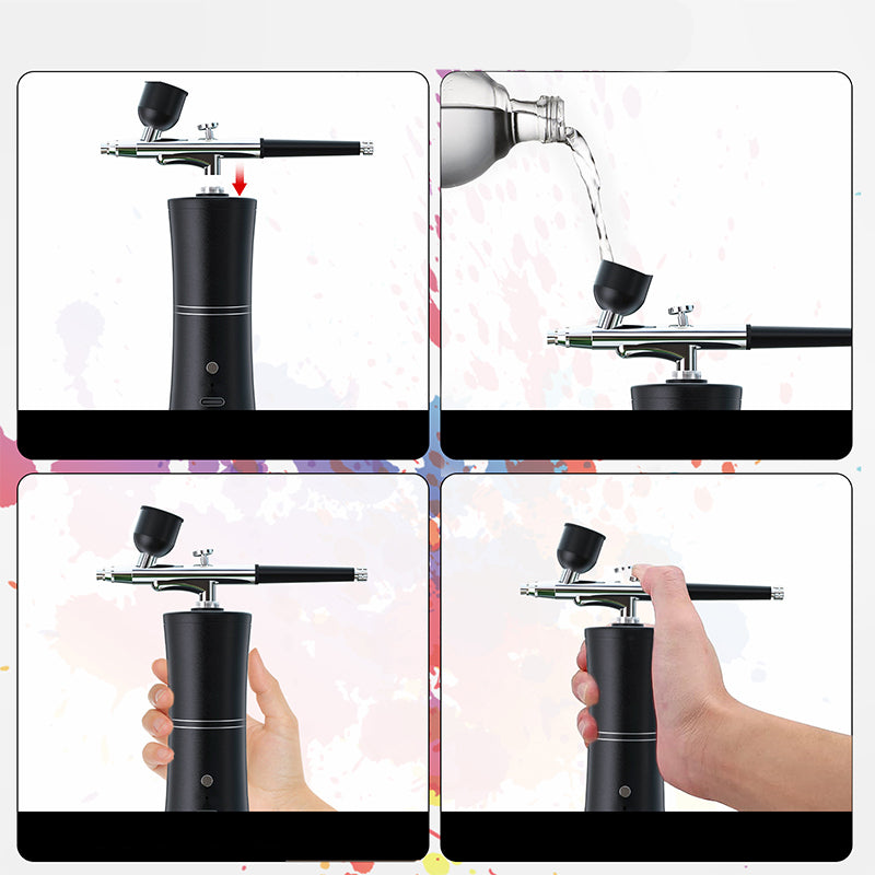 🎨 Electric Airbrush Kit with Compressor