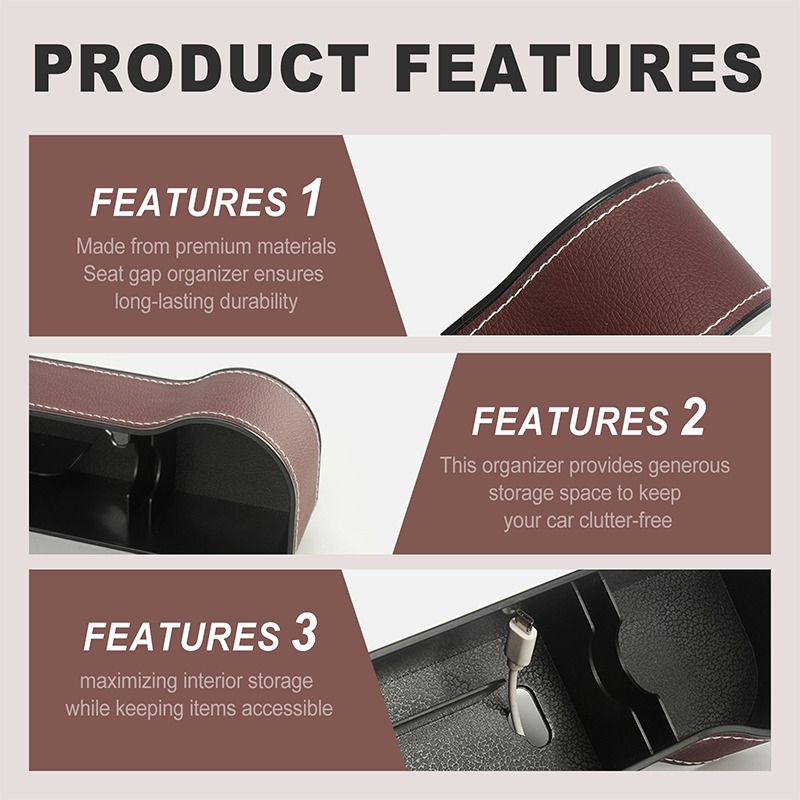 Multifunctional Car Seat Gap Filler Organizer