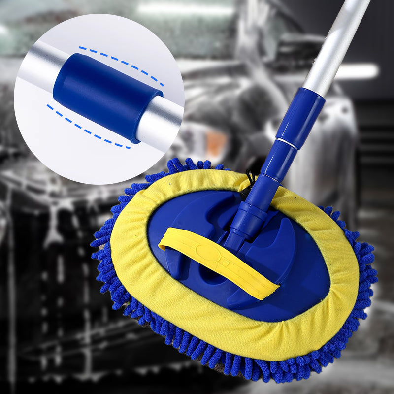 🚗 49% OFF NOW! 🧽 Durable Aluminum Long Handle Telescopic Car Wash Mop – Soft Microfiber, Scratch-Free & Adjustable Length ✨
