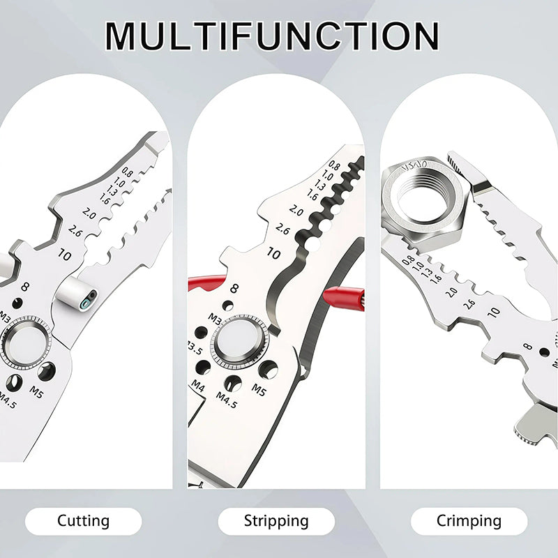 Multi-Functional Electrician's Wire Stripping Pliers