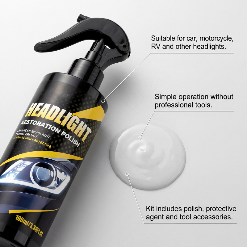 🚗Hot sale -50% OFF🚗 Professional Headlight Polish and Sealant Kit