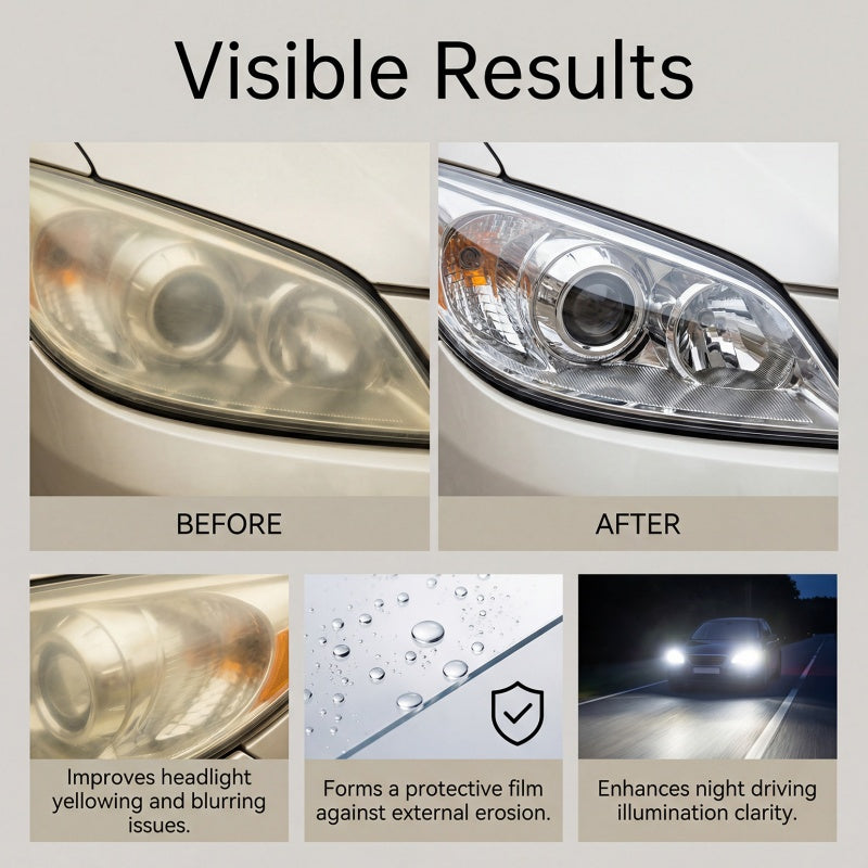 🚗Hot sale -50% OFF🚗 Professional Headlight Polish and Sealant Kit