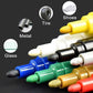 12 Colors Waterproof Paint Marker for Car Tire