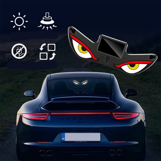 📢📢40% OFF !! ⏰Solar Powered Devil's Eye LED Car Warning Light