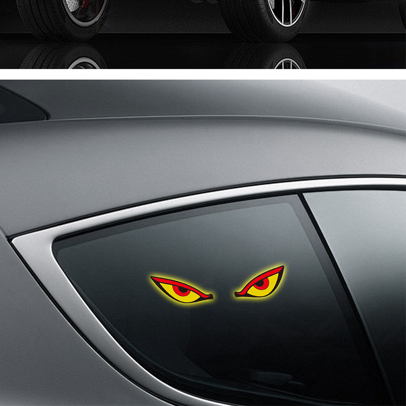 📢📢40% OFF !! ⏰Solar Powered Devil's Eye LED Car Warning Light