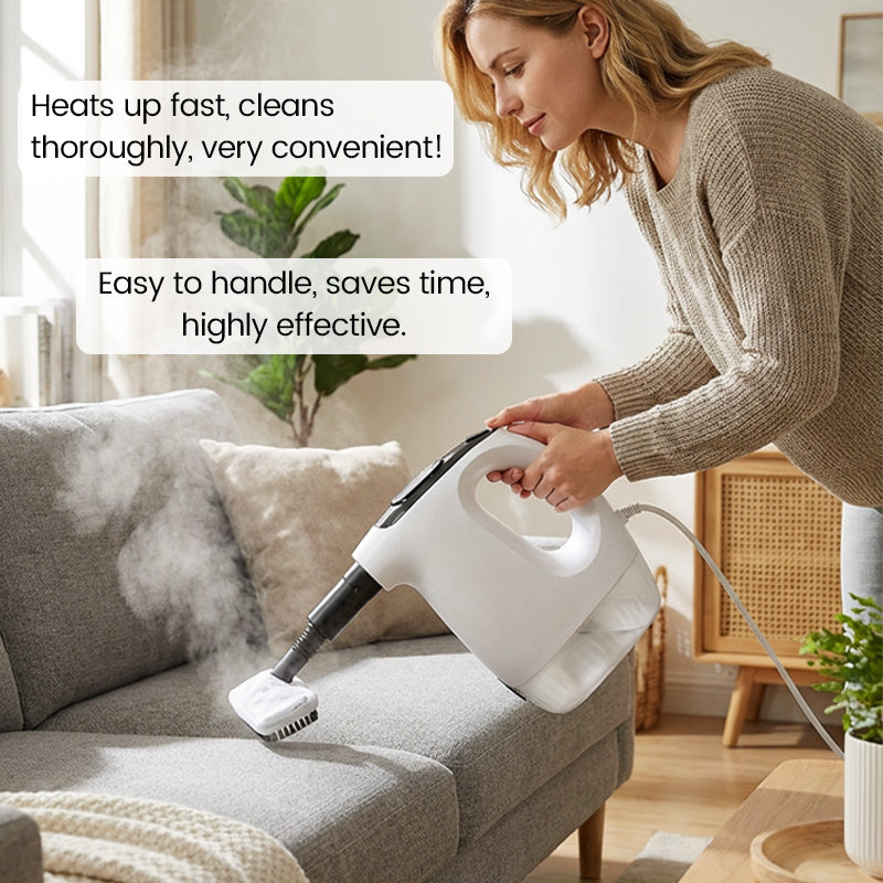 Fast Heating Handheld Steam Cleaner Set for Home