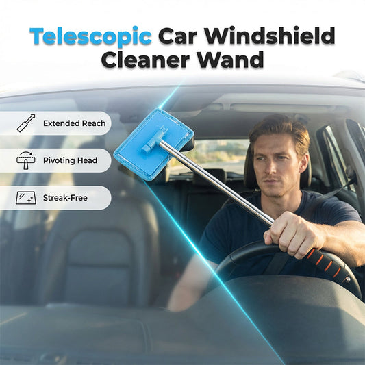 Retractable Car Windshield Cleaning Tool