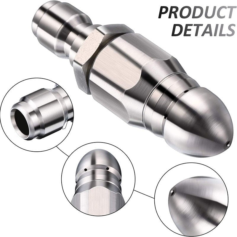 Powerful Pipe Cleaning and Unclogging Nozzle