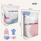 [🔥Air-Free🔥] Household 3D Compression Storage Bag, Dual-Use Vacuum Compression Storage Bag for Seasonal Clothes and Quilts