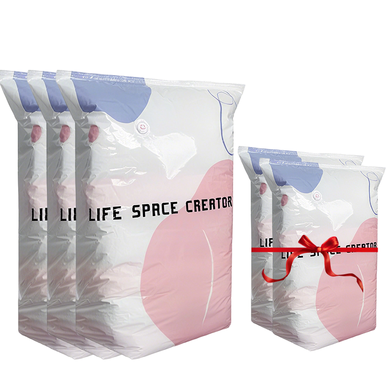 [🔥Air-Free🔥] Household 3D Compression Storage Bag, Dual-Use Vacuum Compression Storage Bag for Seasonal Clothes and Quilts