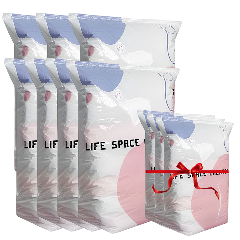[🔥Air-Free🔥] Household 3D Compression Storage Bag, Dual-Use Vacuum Compression Storage Bag for Seasonal Clothes and Quilts