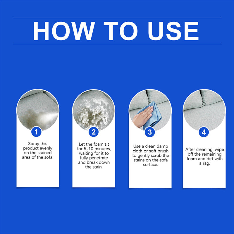 Powerful Fabric Sofa Foam Cleaner