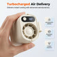 Portable Clip-On Waist Fan with Digital Display