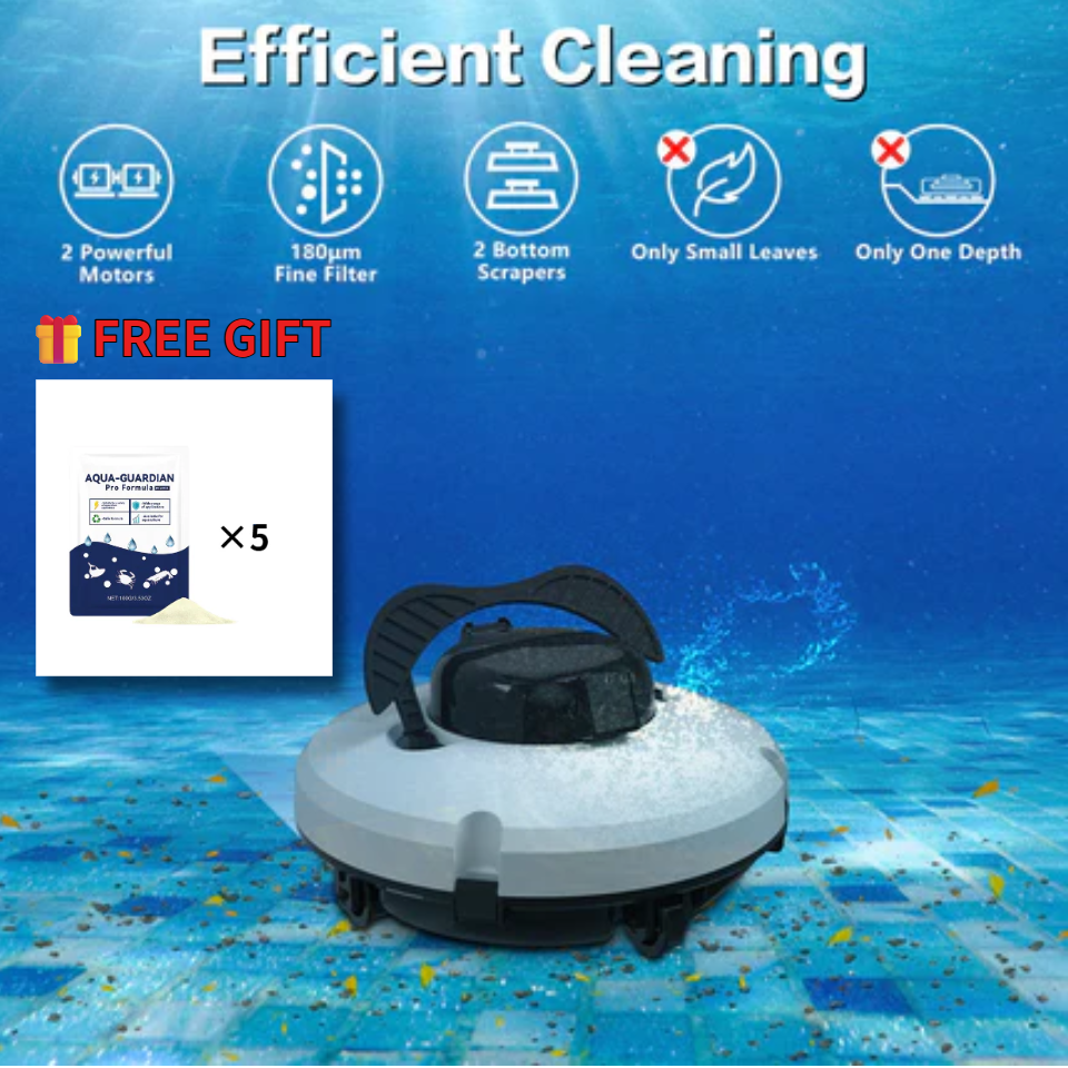 ⏰🔥50% OFF! 🤖 Pool Cleaning Robot – Cordless, Powerful, Smart & Effortless Cleaning 🌊✨