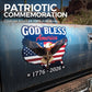 🔥  America's 250th anniversary.🔥Patriotic Eagle & Cross Car Sticker