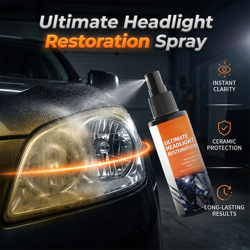 🔥HOT SALE 🔥-Professional Headlight Restoration Spray Kit