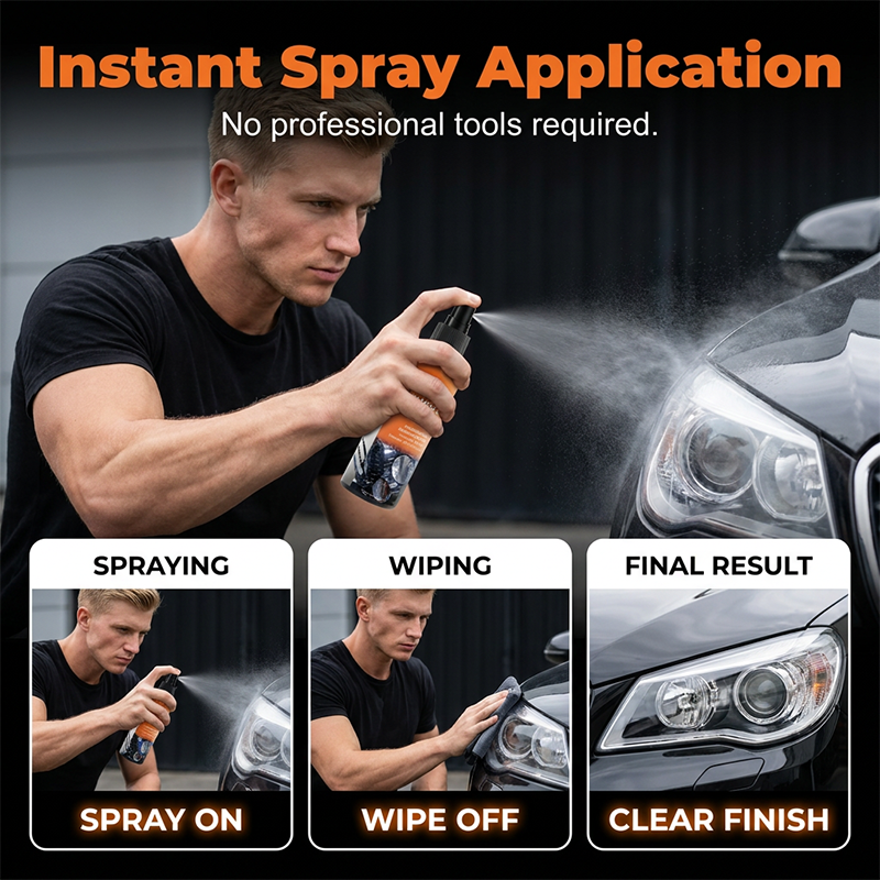 🔥HOT SALE 🔥-Professional Headlight Restoration Spray Kit