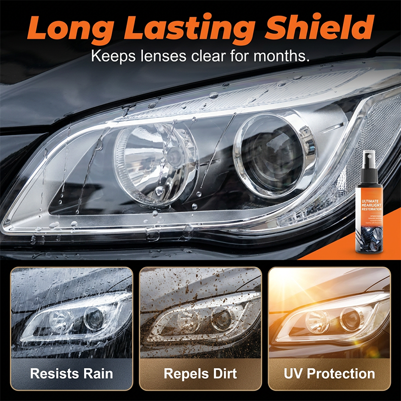 🔥HOT SALE 🔥-Professional Headlight Restoration Spray Kit