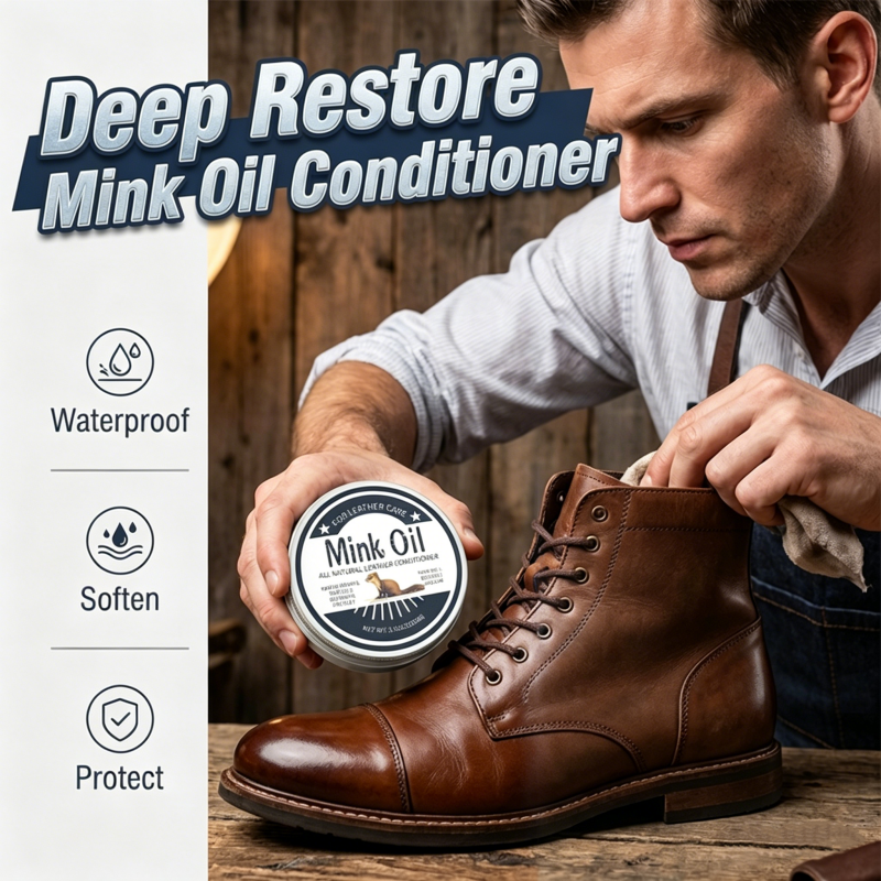 MinkShield Natural Mink Oil Leather Conditioner