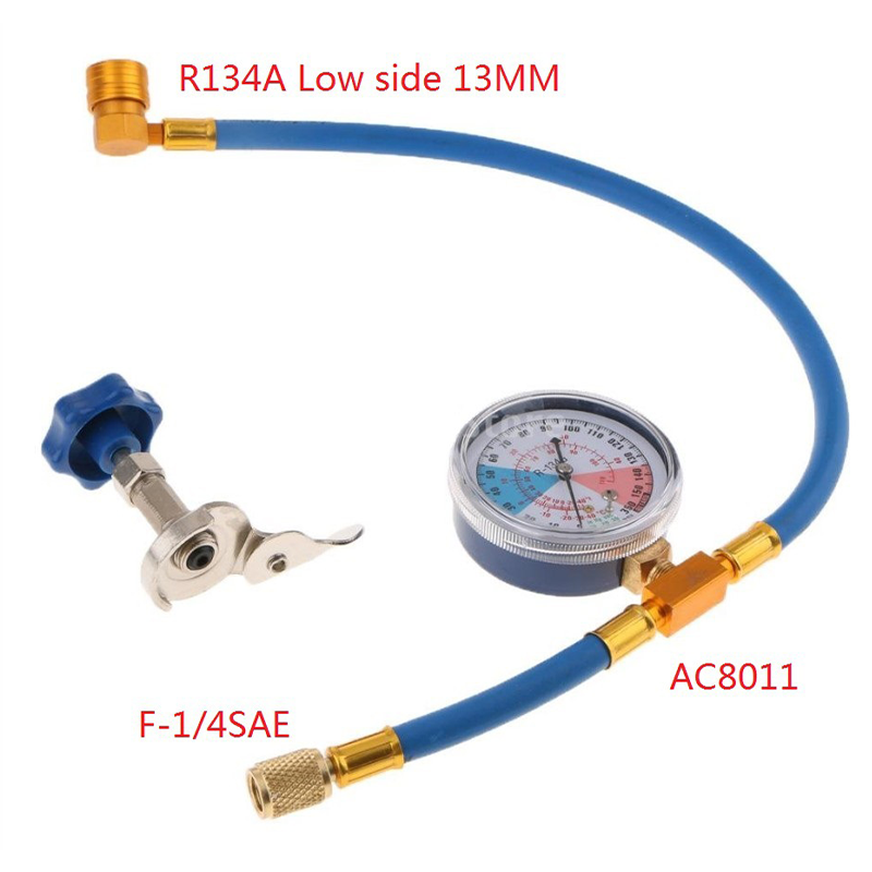 🔧💨📊 Car/Home Air Conditioning Recharge Kit – Explosion-proof Hose + Safety Valve – Cash on Delivery ❄️💪