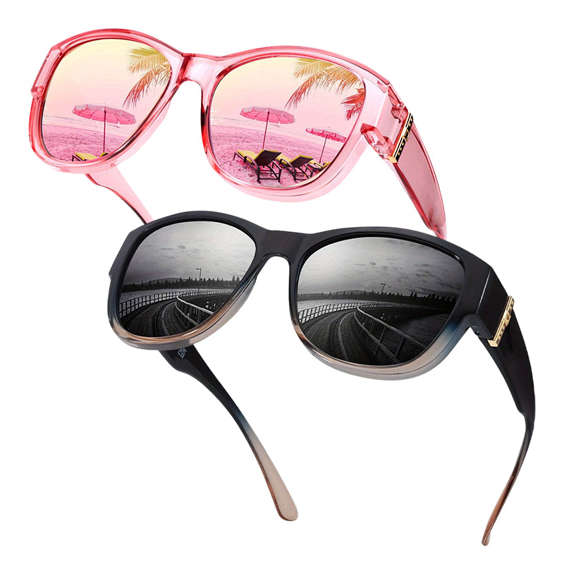 🔥 50% OFF · Large Sunglasses to Wear Over Glasses for Women ✨