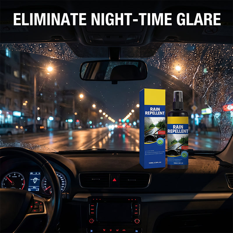 🚗Crystal Clear Windshield Rain Repellent Spray