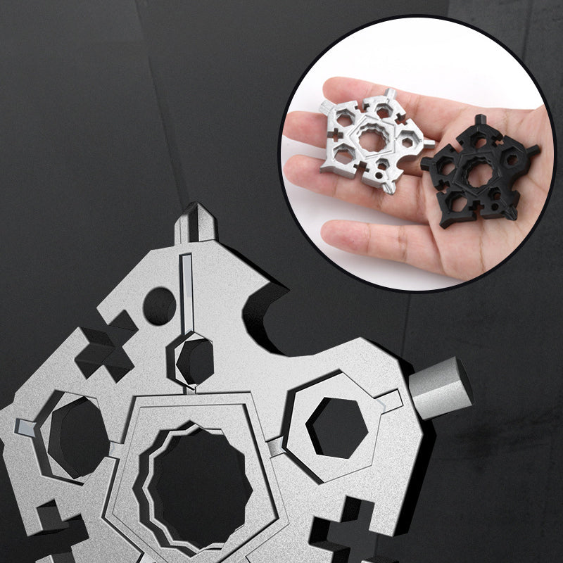 23-in-1 Snowflake-Shaped Multifunction Tool