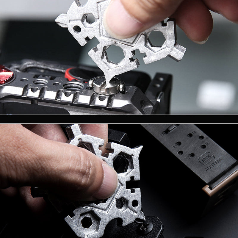 23-in-1 Snowflake-Shaped Multifunction Tool