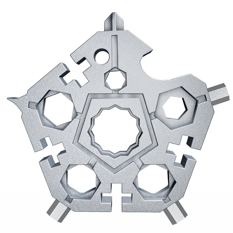 23-in-1 Snowflake-Shaped Multifunction Tool